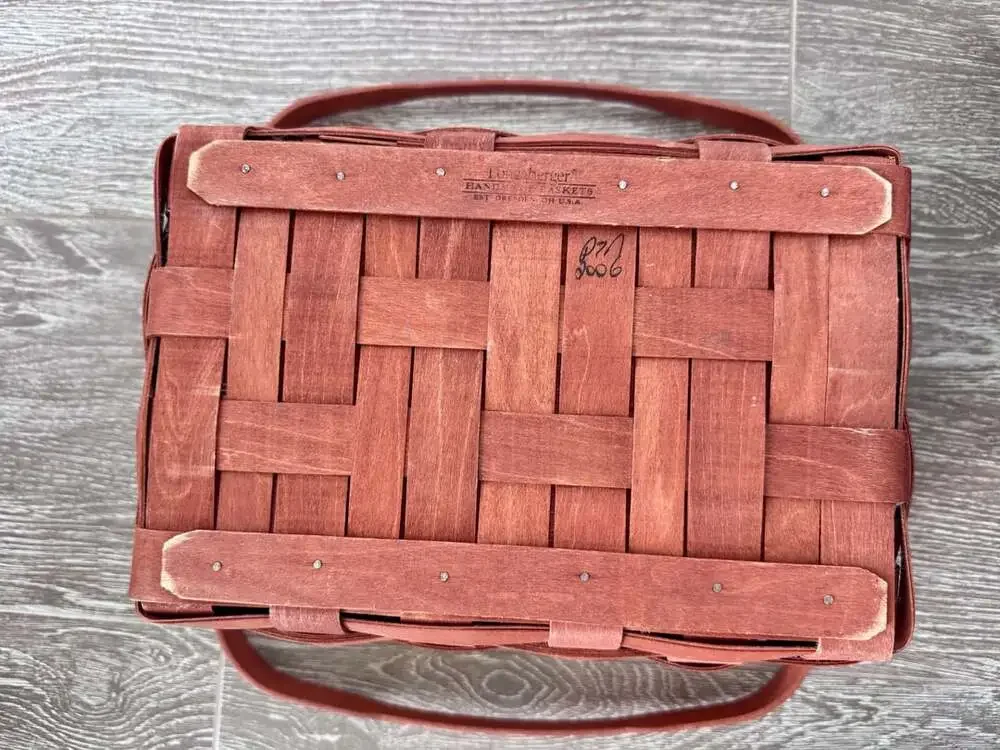 Longaberger handwoven lunchbox